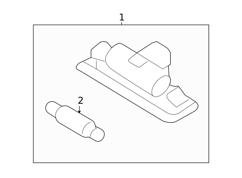 Bulbs - Chassis for 2013 Ford Mustang #4