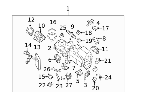 Heater for 2009 INFINITI QX56 #0