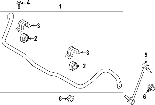 54810DS000 - : Stabilizer Bar for Hyundai Image