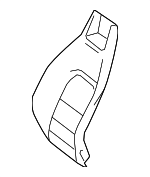 20791017477J95 - Body: Seat Back Cover for Mercedes-Benz Image