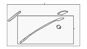738221CA1A - : Roof Rack for INFINITI: FX35, FX37, FX50, QX70 Image