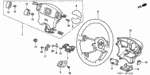 78514S04N61ZB - Chassis: CAP, R. BODY COVER *NH178L* (EXCEL CHARCOAL) for Honda Image