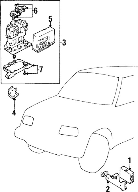 ABS Components for 1992 Suzuki Sidekick #0