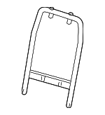 2C5Z7861018AA - Body: Seat Back Frame for Lincoln: Aviator Image