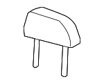 2C5Z78611A08AAC - Body: Headrest for Lincoln: Aviator Image