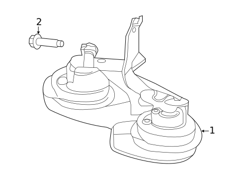 Horn for 2025 Lincoln Corsair #0