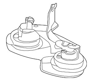 LX6Z13801F - : High Note Horn for Ford Image