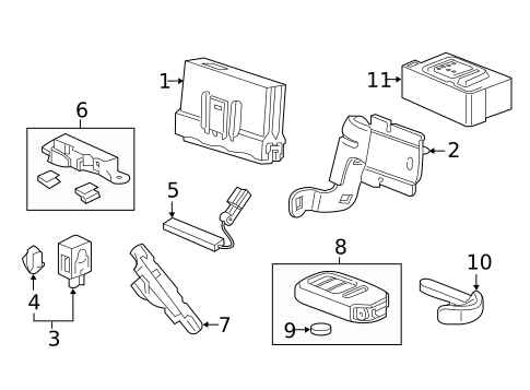 Anti-Theft System for 2016 Honda CR-Z #0