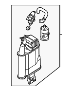 5Q0201797AE - : Vapor Canister for Audi: A3, A3 Quattro, RS3, S3 Image