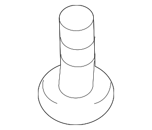 N90758302 - Body: Radiator Support Splash Shield Bolt for Audi Image