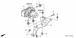 57102SDA003 - Chassis: BOLT, MOUNTING for Honda Image