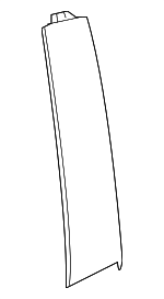 72430TBGA01 - Body: Pillar Molding for Honda: Civic Image