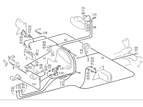Mirror/Steering-Column Adjustment, and Driver Memory for 1993 Mercedes-Benz 600SEL #1