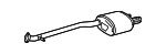 1744036101 - : Muffler &amp; Pipe for Lexus: GS Turbo, GS200t, GS300 Image
