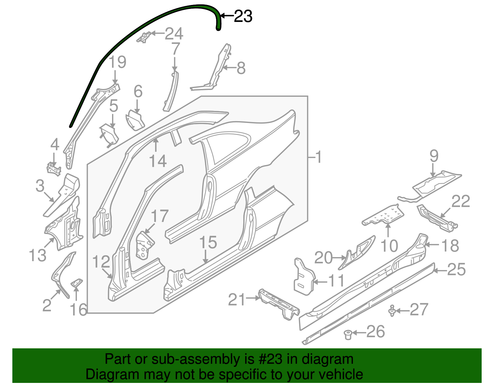 Reveal Molding - BMW (51717003938)