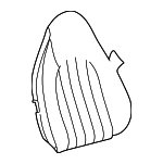 GJB4600AAAGD - Body: Seat Back Panel for Jaguar Image
