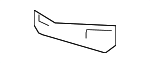 4M0803099 - Body: Front Plate Reinforced Plate for Audi Image