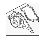 77121004PX - Belts &amp; Cooling: Engine Water Pump for Audi Image