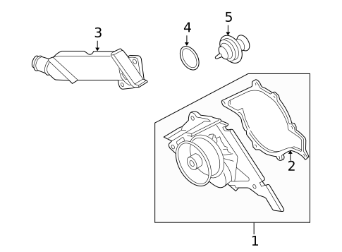 Water Pump & Related Components for 2004 Audi A8 Quattro #0