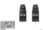 61319362126 - Vehicle Electrical System: Window Lifter Switch, Driver Side for BMW Image