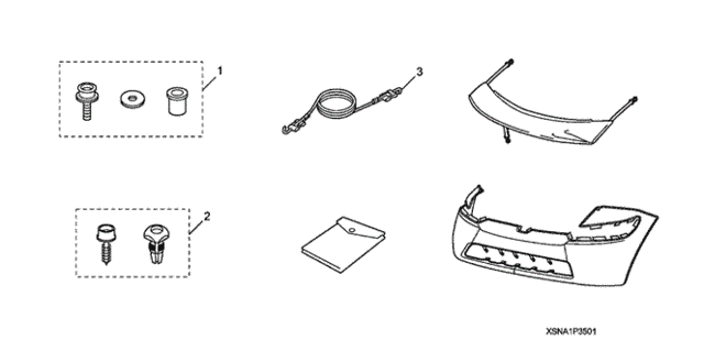 Nose Mask (Full) (1) ('06-'08) for 2007 Honda Civic #0