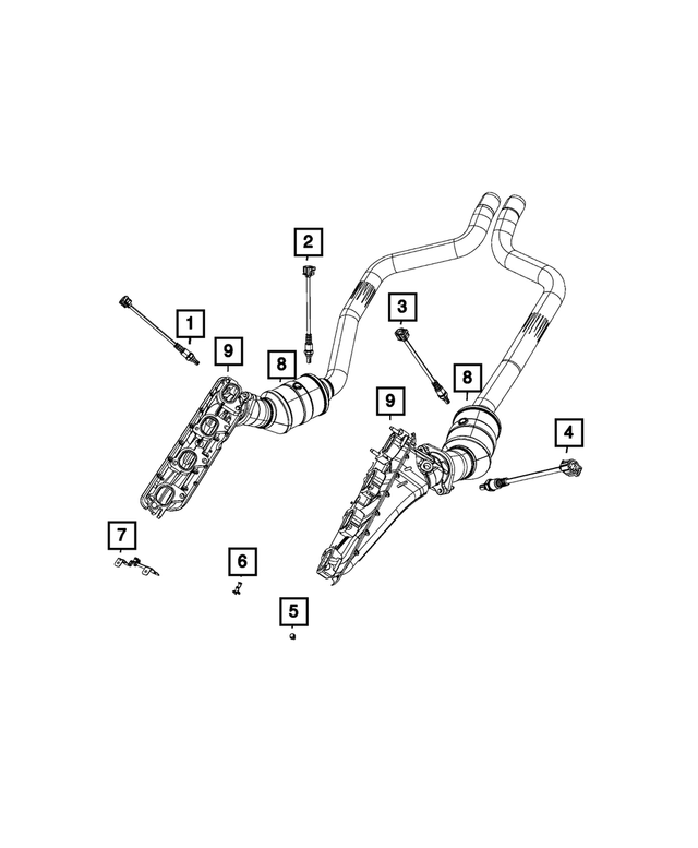 52128584AA - Electrical: Wiring Clip, Left for Mopar Image