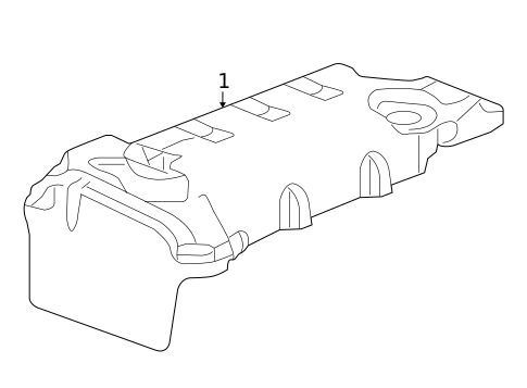 Engine Appearance Cover for 2008 Chevrolet Cobalt #0