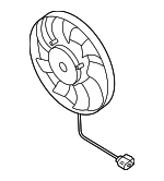 1KM959455E - Cooling System: Fan &amp; Motor for Volkswagen: Beetle, CC, Eos, Golf, Golf R, GTI, Jetta, Passat, R32, Rabbit, Tiguan Image