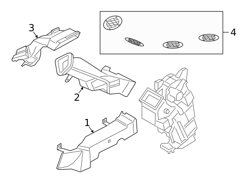 Ducts for 2023 Ford Explorer #1