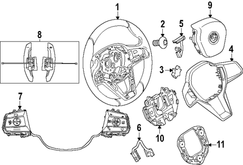 Steering Wheel & Trim for 2025 BMW 228 xDrive Gran Coupe #0