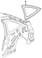 21172000 - Body: Quarter Glass for Saturn: SC1, SC2 Image