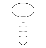 1249304147E - Body: Air Duct Retainer Screw for Hyundai Image