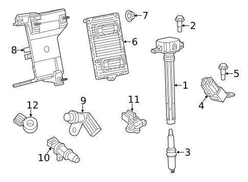 Ignition System for 2018 Jeep Cherokee #0
