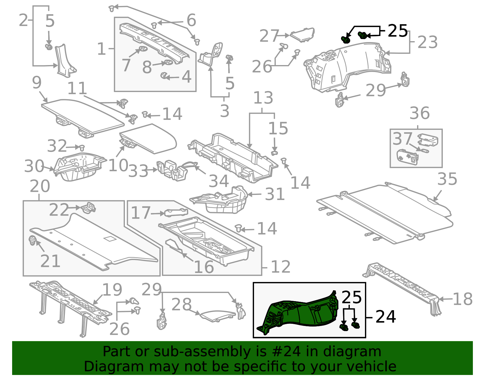 64740-48032-B1 - Side Trim Panel 2004-2008 Lexus | Lexus of