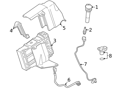 Ignition System for 2011 Mitsubishi Endeavor #0