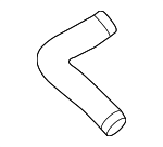 1K0145943A - Cooling System: Air Hose for Volkswagen: GTI, Jetta, Rabbit Image