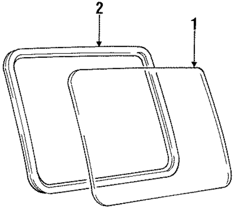 Glass & Hardware for 1994 Land Rover Discovery #0