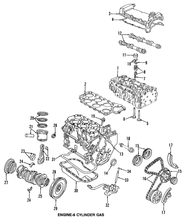 21103351C - : Cylinder Head for Volkswagen Image