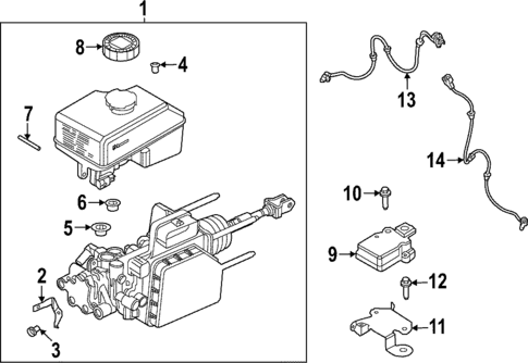 ABS Components for 2023 Nissan Frontier #0