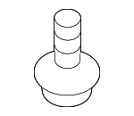 C2P11837 - : Splash Shield Bolt for Jaguar: F-Type, I-Pace, XE, XJ, XJR, XJR575 Image