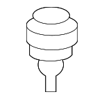 C2P8967 - : Hood Bumper for Jaguar: XJ, XJR, XJR575 Image