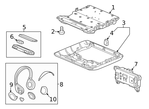 Entertainment System Components for 2020 Honda Pilot #0
