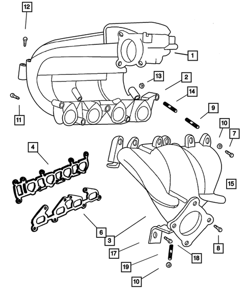 Manifolds for 2001 Chrysler PT Cruiser #0