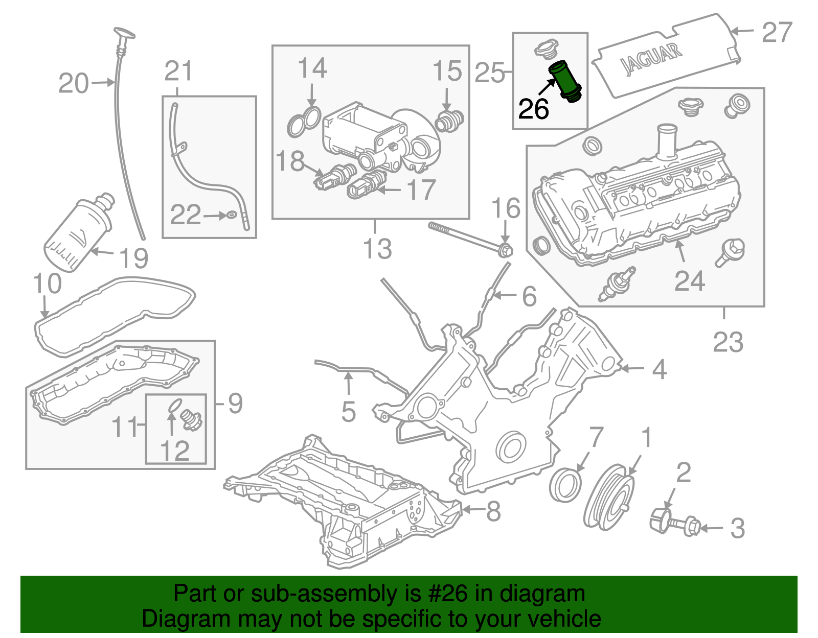 シャッフ a Genuine OEM Kawasaki Crankshaft-Comp Part # 13031-0760