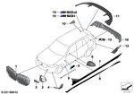 51192461278 - Retrofitting / Conversion / Accessories: Rear Winglet, Carbon, Right for BMW Image