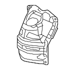 181205R7A00 - Exhaust: Converter Shield for Honda: Clarity, Fit, Insight Image