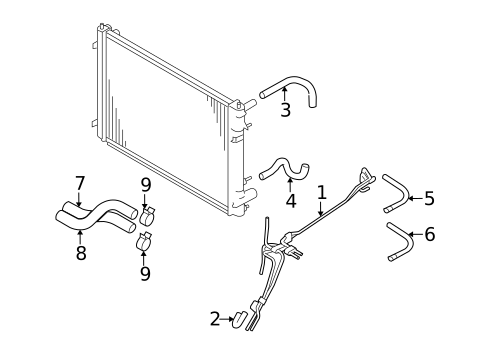Trans Oil Cooler for 2014 Subaru Tribeca #0