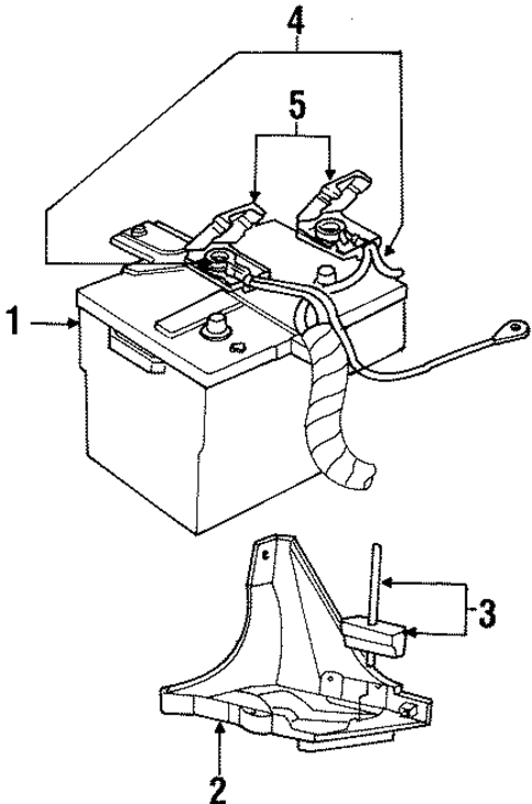 Battery for 1999 Lincoln Town Car #0