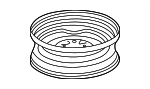 42700SM1A61 - Suspension: Wheel, Spare for Honda: Accord, Prelude Image