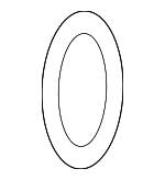 17240AN000 - Fuel System: Filler Neck Grommet for Nissan: 350Z, 370Z, Altima, Armada, Cube, Frontier, GT-R, Juke, Maxima, Micra, Murano, Pathfinder, Quest, Rogue, Rogue Select, Sentra, TITAN, TITAN XD, Versa, Versa Note, Z Image